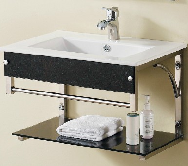 
瑤潔8394整體陶瓷洗簌盆